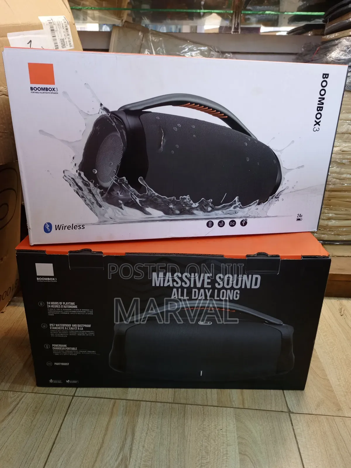 Boombox 3 Portable Bluetooth Speaker.