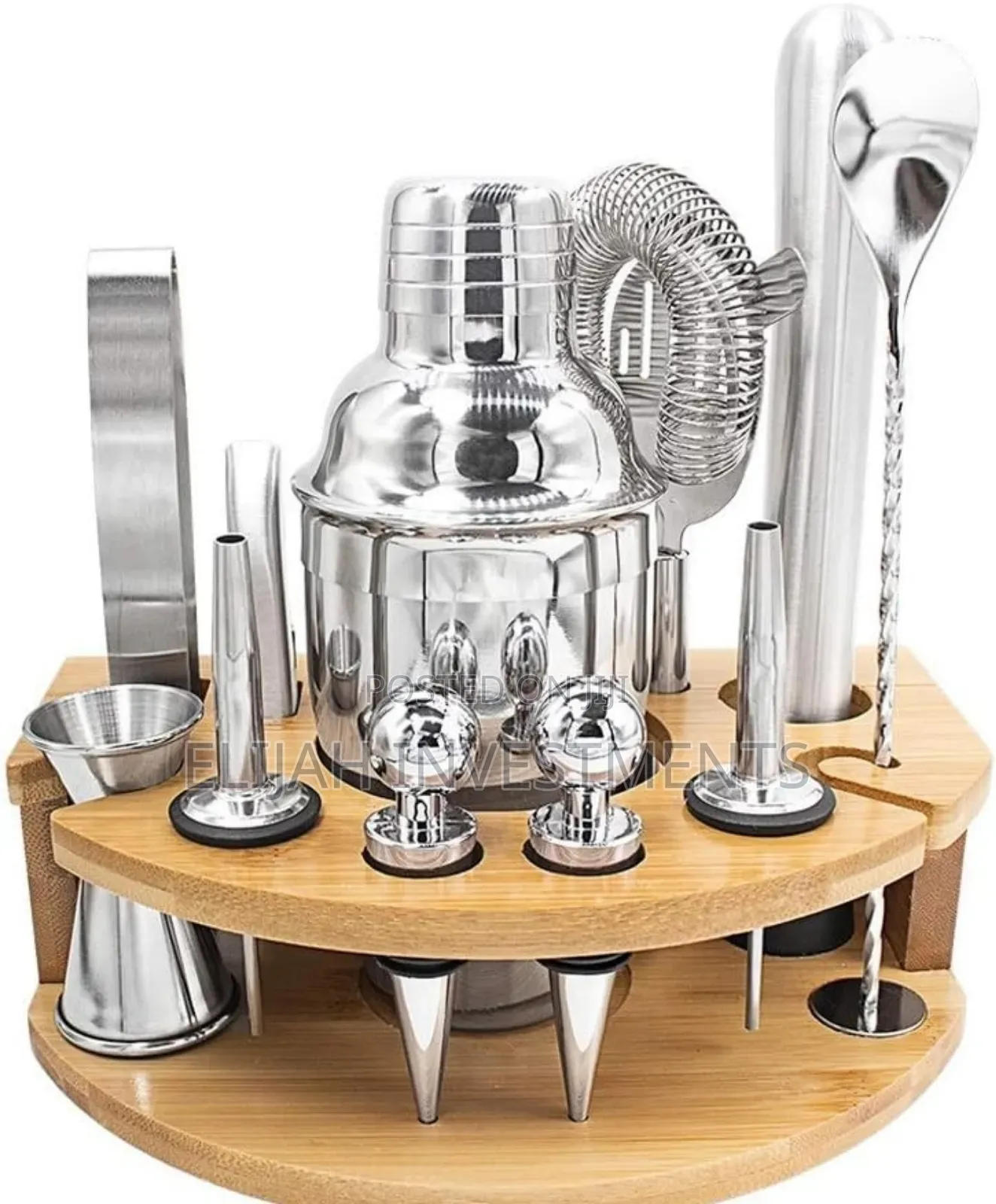 Stock Harbor 12 Piece Mixology Bartender Kit With Stand