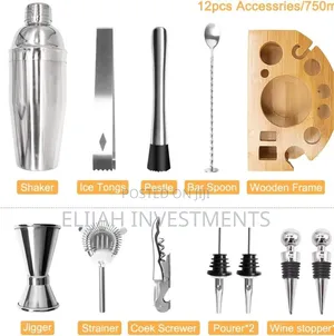 Stock Harbor 12 Piece Mixology Bartender Kit With Stand