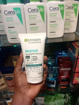 Garnier Pureactive Salicylic Anti-Imperfection Clay 3in1 Wash Scrub Ma
