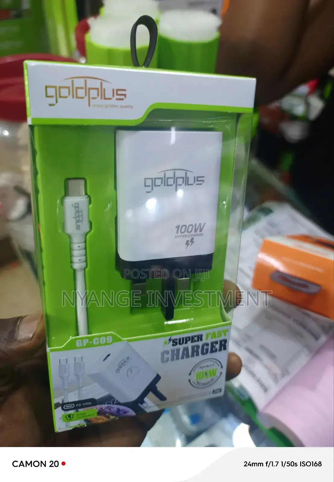 Gold Plus C to C Adapter and Charger