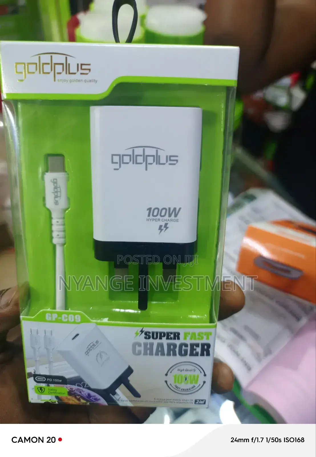 Gold Plus C to C Adapter and Charger