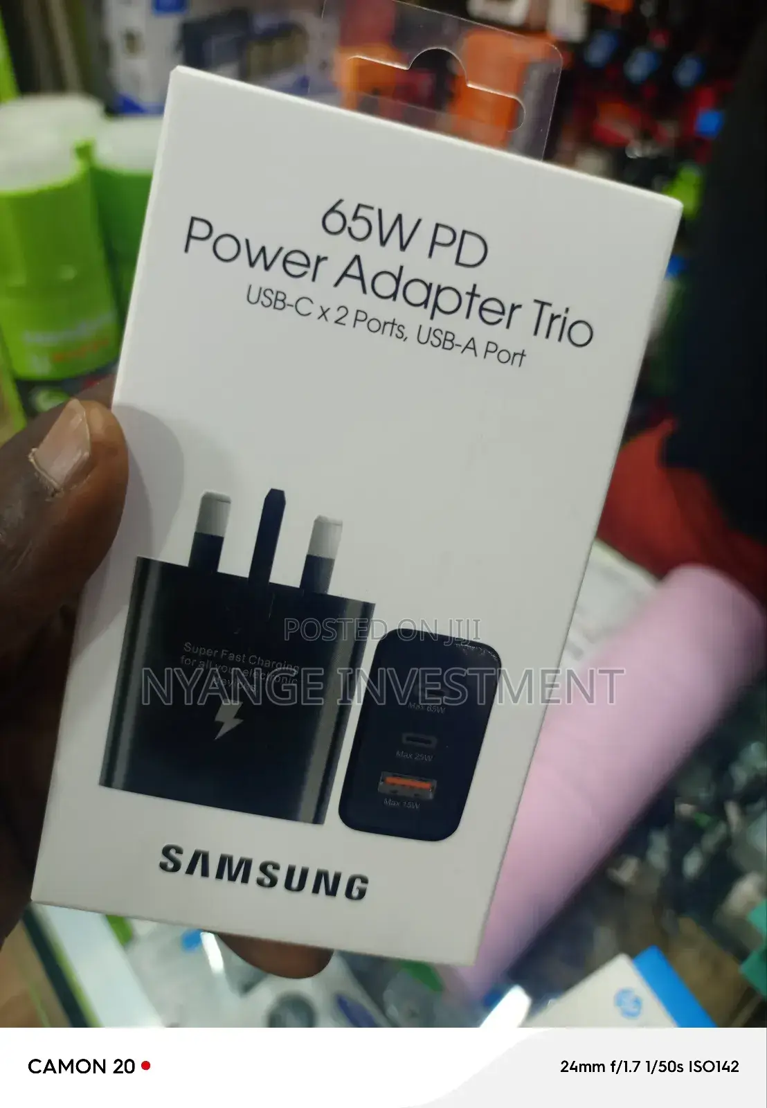 Adapter and Charger. Samsung C-C Charger