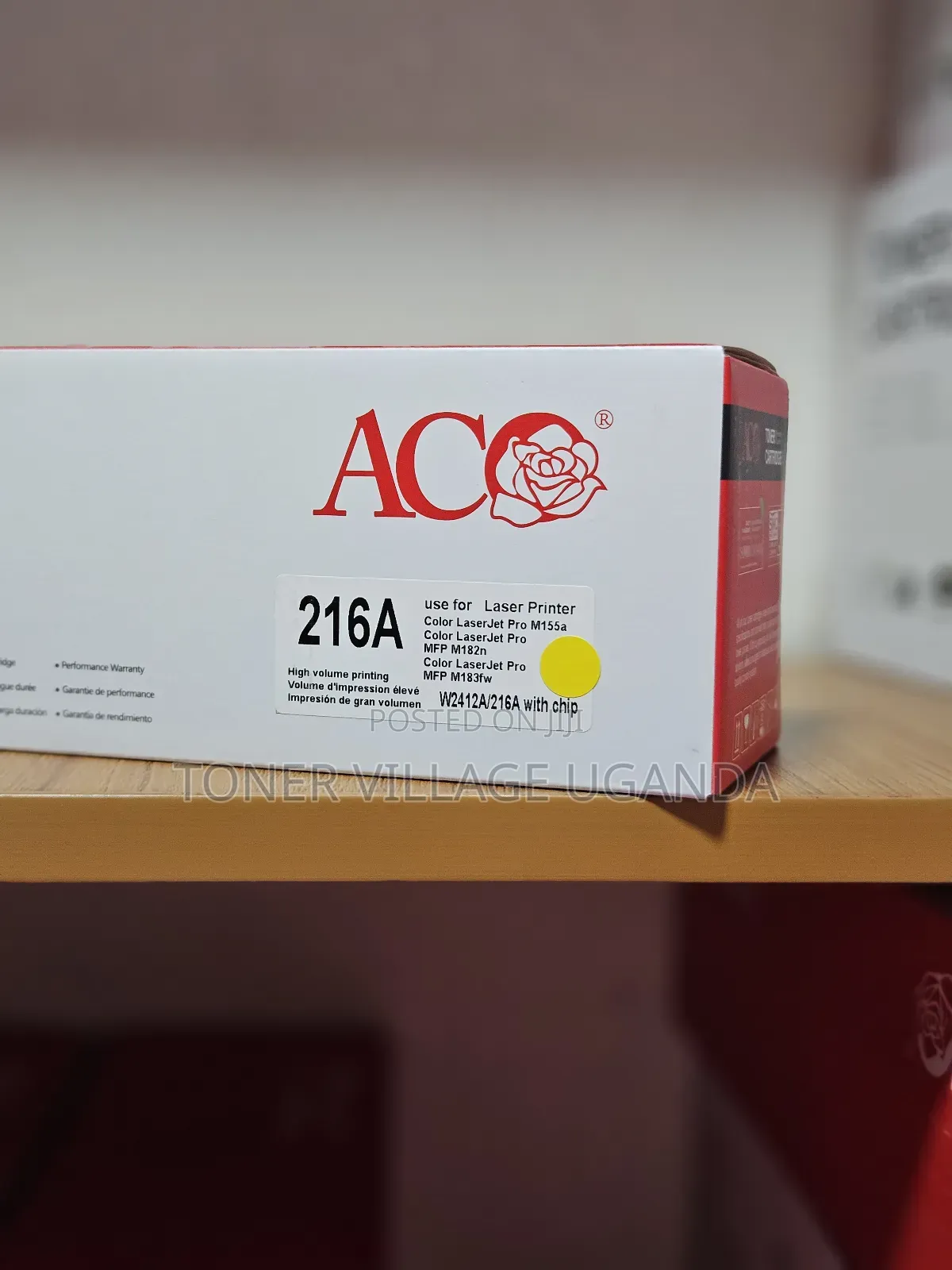 216a Yellow Toner Cartridge For Hp Color Laserjet Pro Mfp M182 & M183