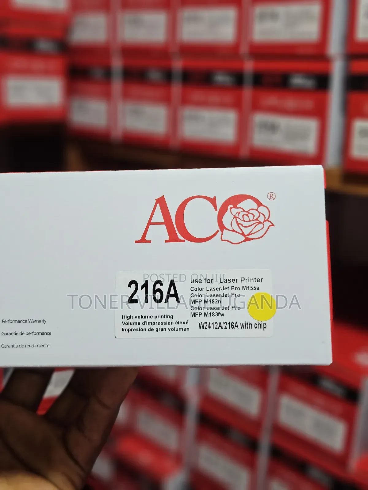 216a Yellow Toner Cartridge For Hp Color Laserjet Pro Mfp M182 & M183