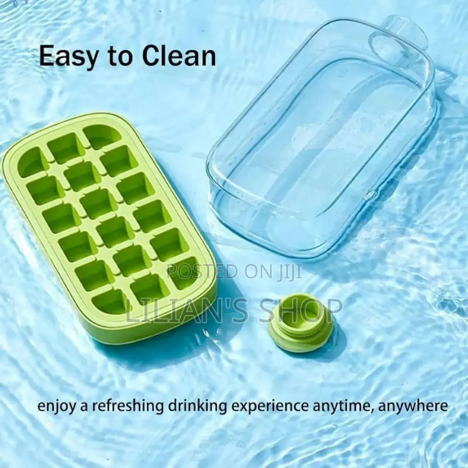 2in1 Water Bottle and Ice Cube Tray