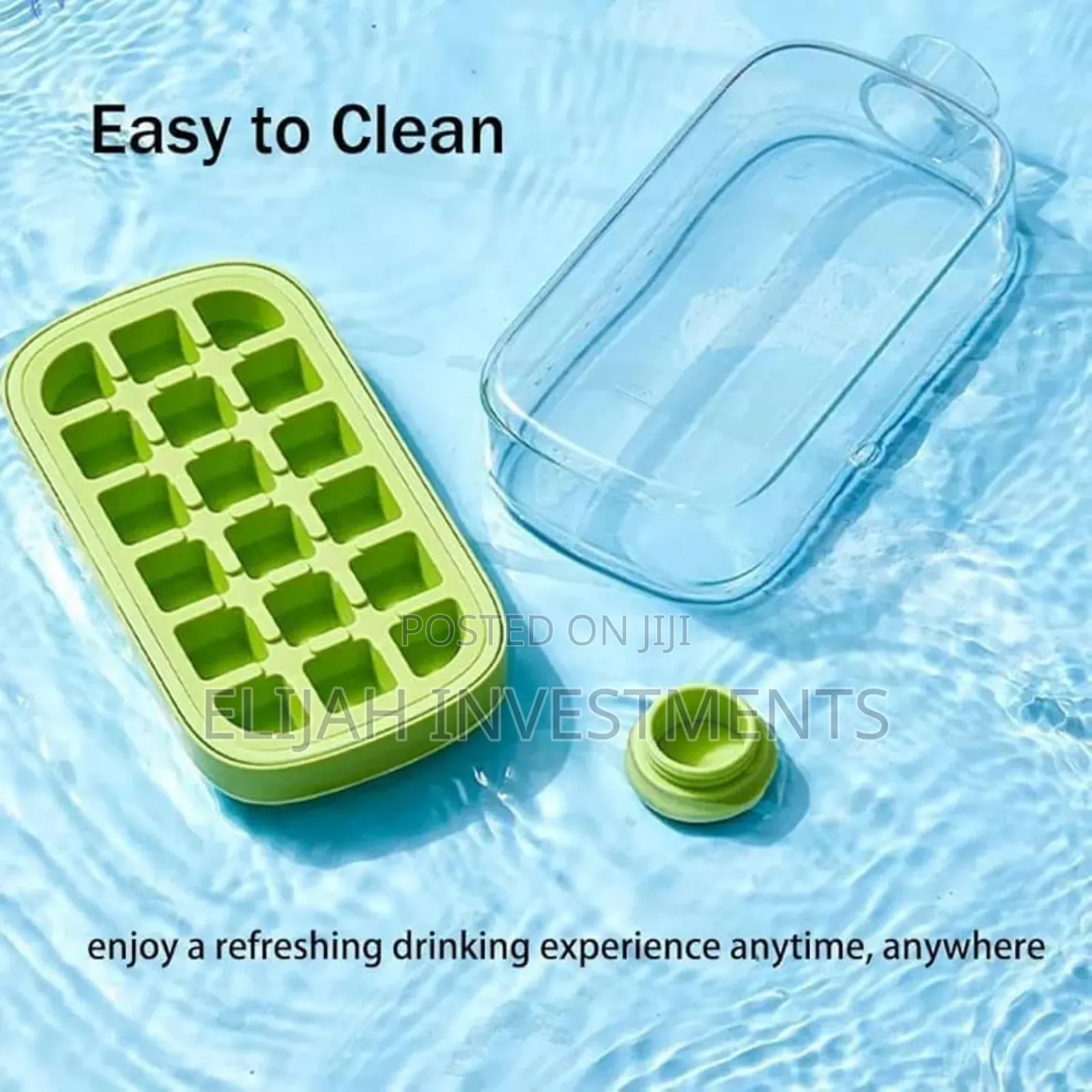 2in1 Water Bottle and Ice Cube Tray