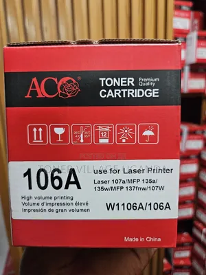 106a Toner Cartridge - 1000 Pages For Hp Laser 107w Mfp135w Mfp137fnw