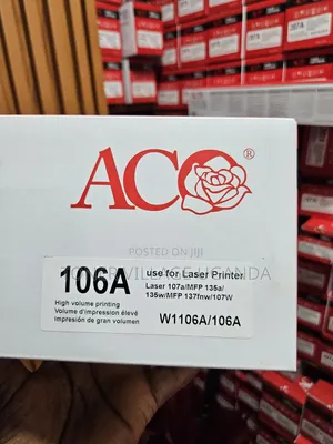 106a Toner Cartridge - 1000 Pages For Hp Laser 107w Mfp135w Mfp137fnw