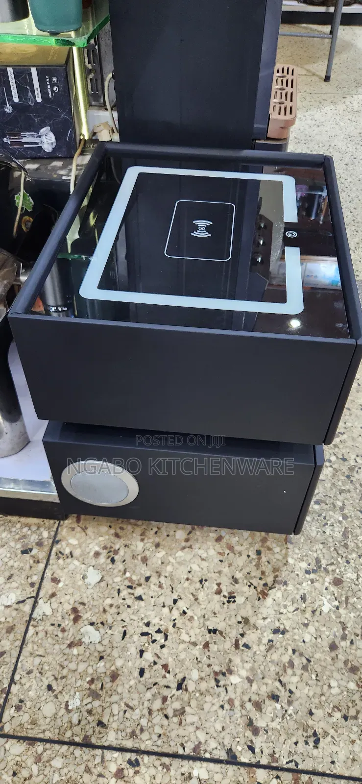 Smart Table or Side Table With Wireless Charging