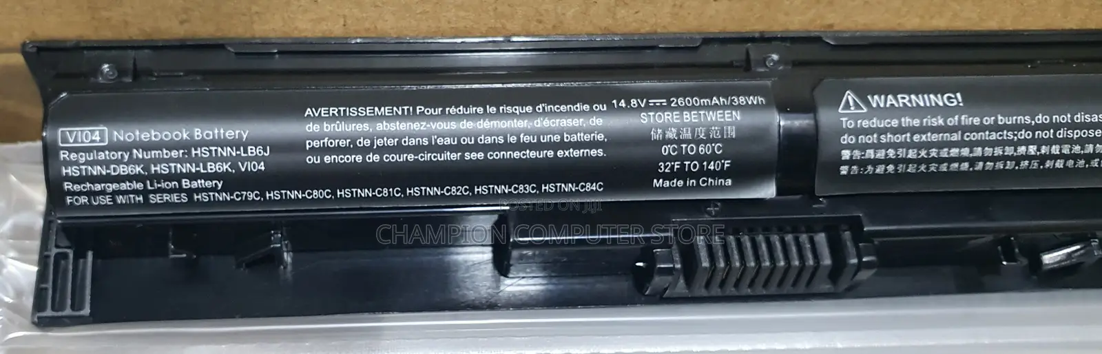 Hp Vi04 V104 for Probook 440 G2 450 G2, Envy 14 15 17, Pavilion 15 17