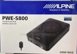 Alpine Pwe-S800 240 Watts Car Underseat Subwoofer