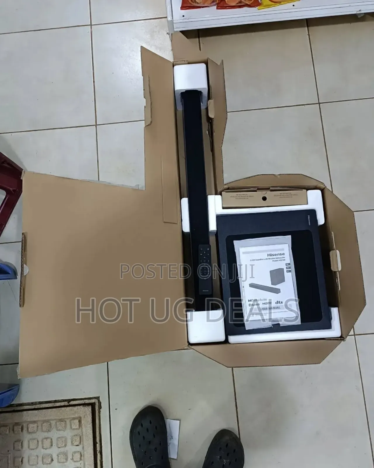 2.1 Hisense Sound Bar With Mega Bass, Wireless Subwoofer 240w  Hs-2100