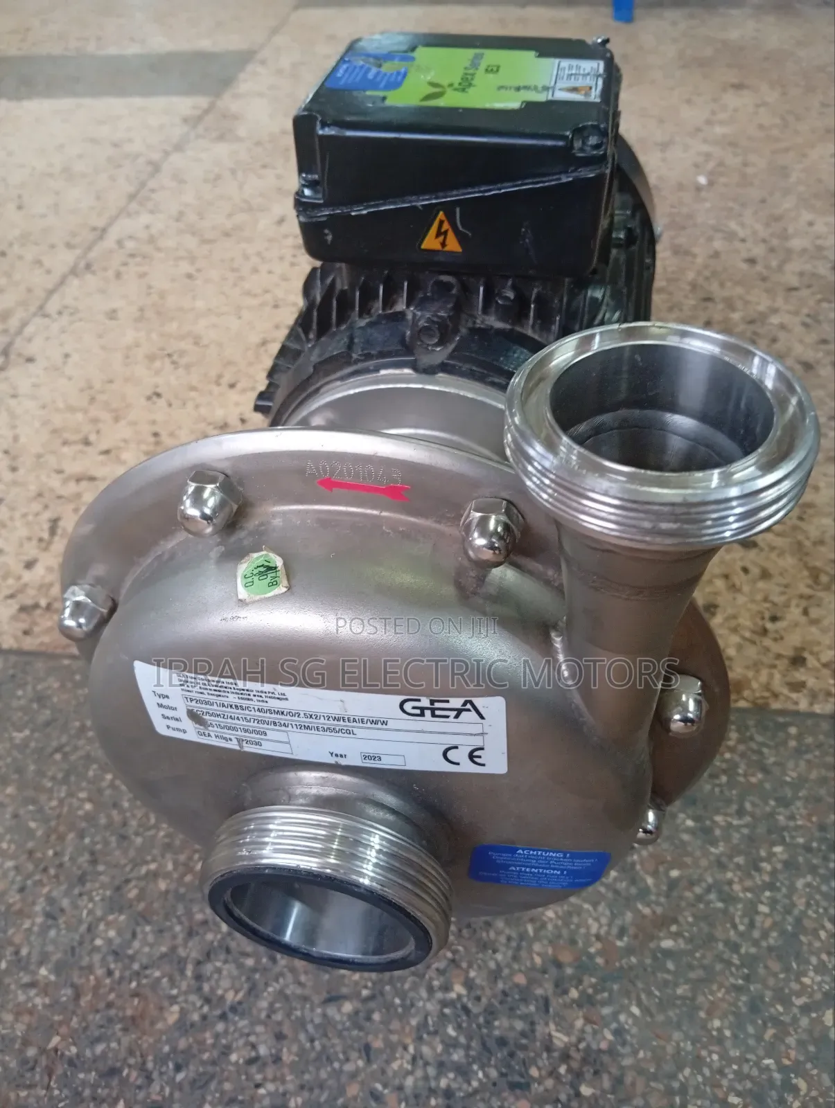 Three Phase Stainless Steel Pump