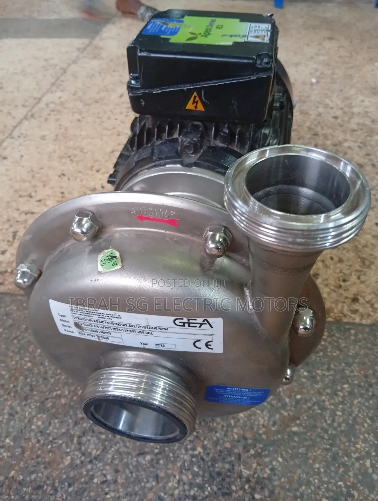 Three Phase Stainless Steel Pump