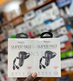 Yesido Y58 60w Type-C+Usb-a Dual Port Super Fast Car Charger