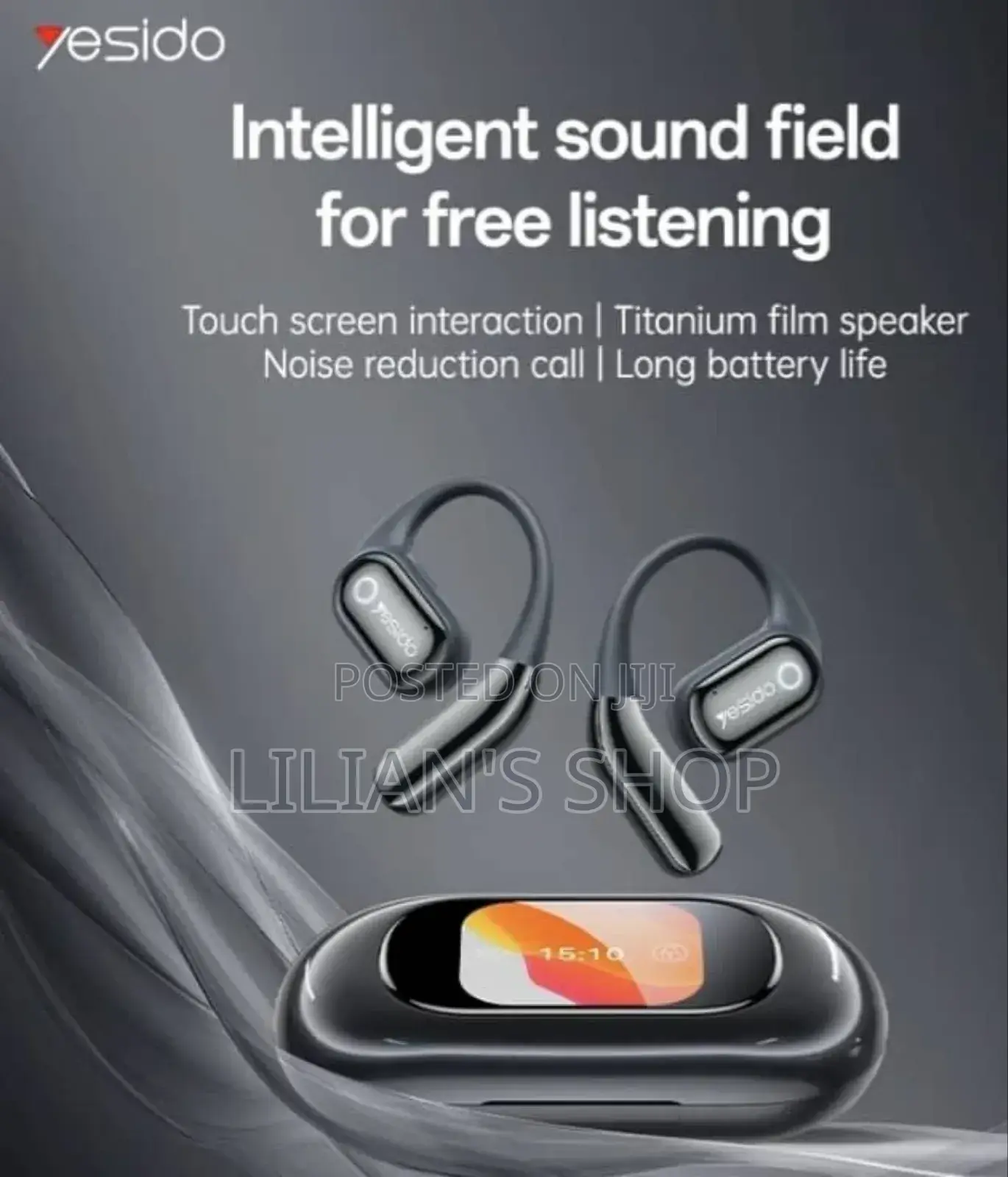 Yesido Ysp26 Enc Noise Reduction Ear-Hook Open Ows Bluetooth Earphone