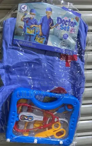 New Kids Doctor Full Costume Set Blue