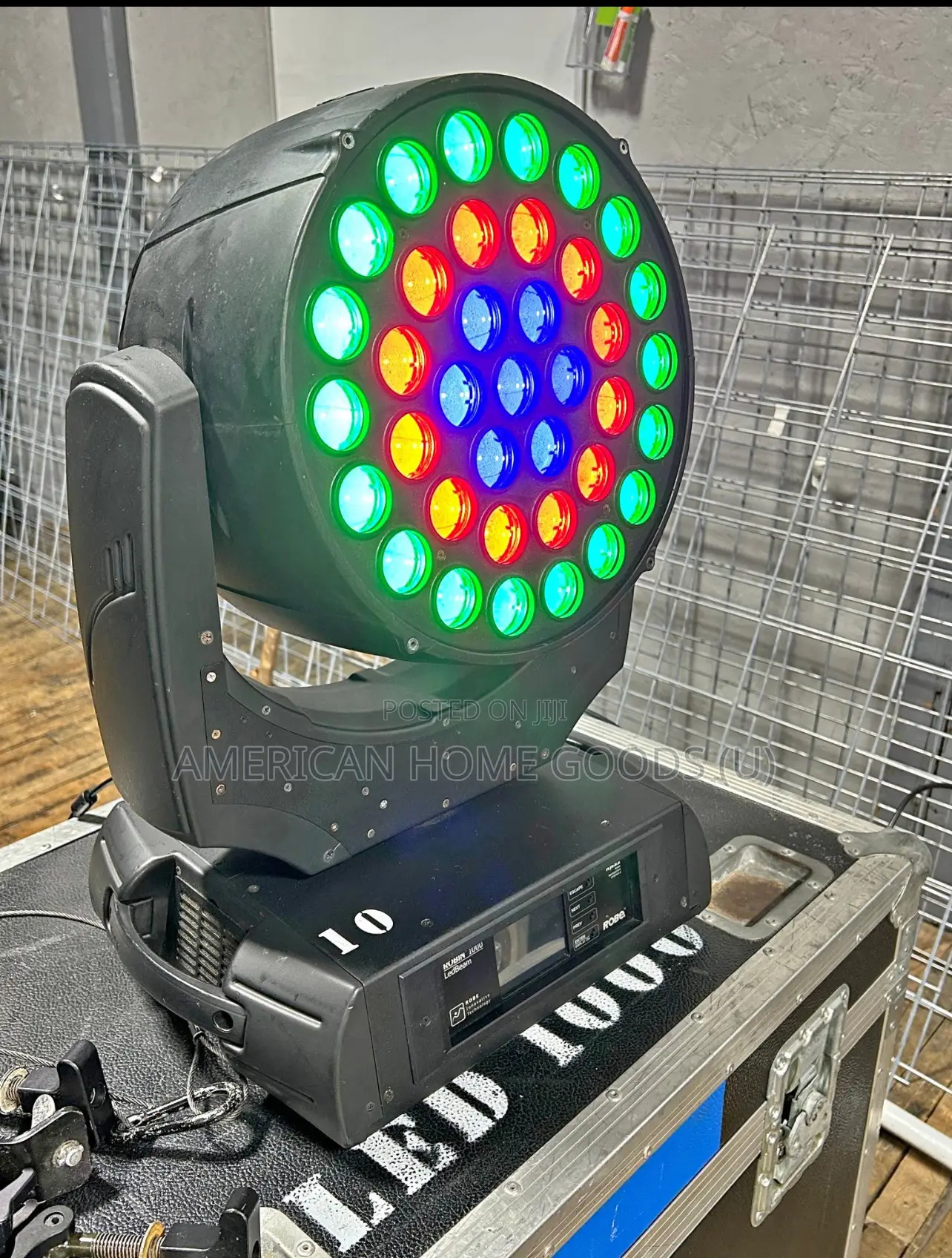 Pair Robe Robin Ledbeam 1000 - Moving Stage Lights With Storage Cases