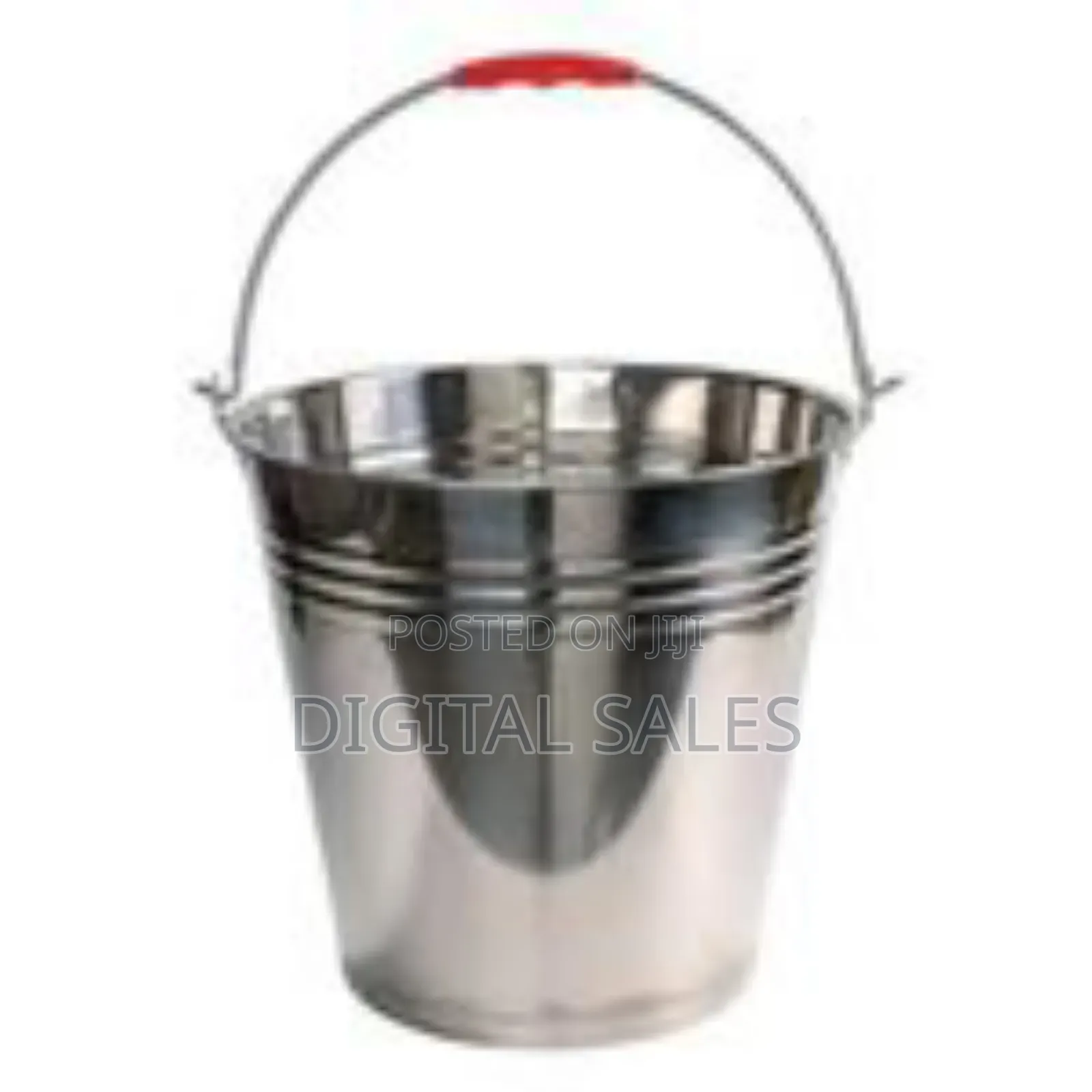 10l Stainless Steel Water Milk Bucket Dairy Pail, Silver