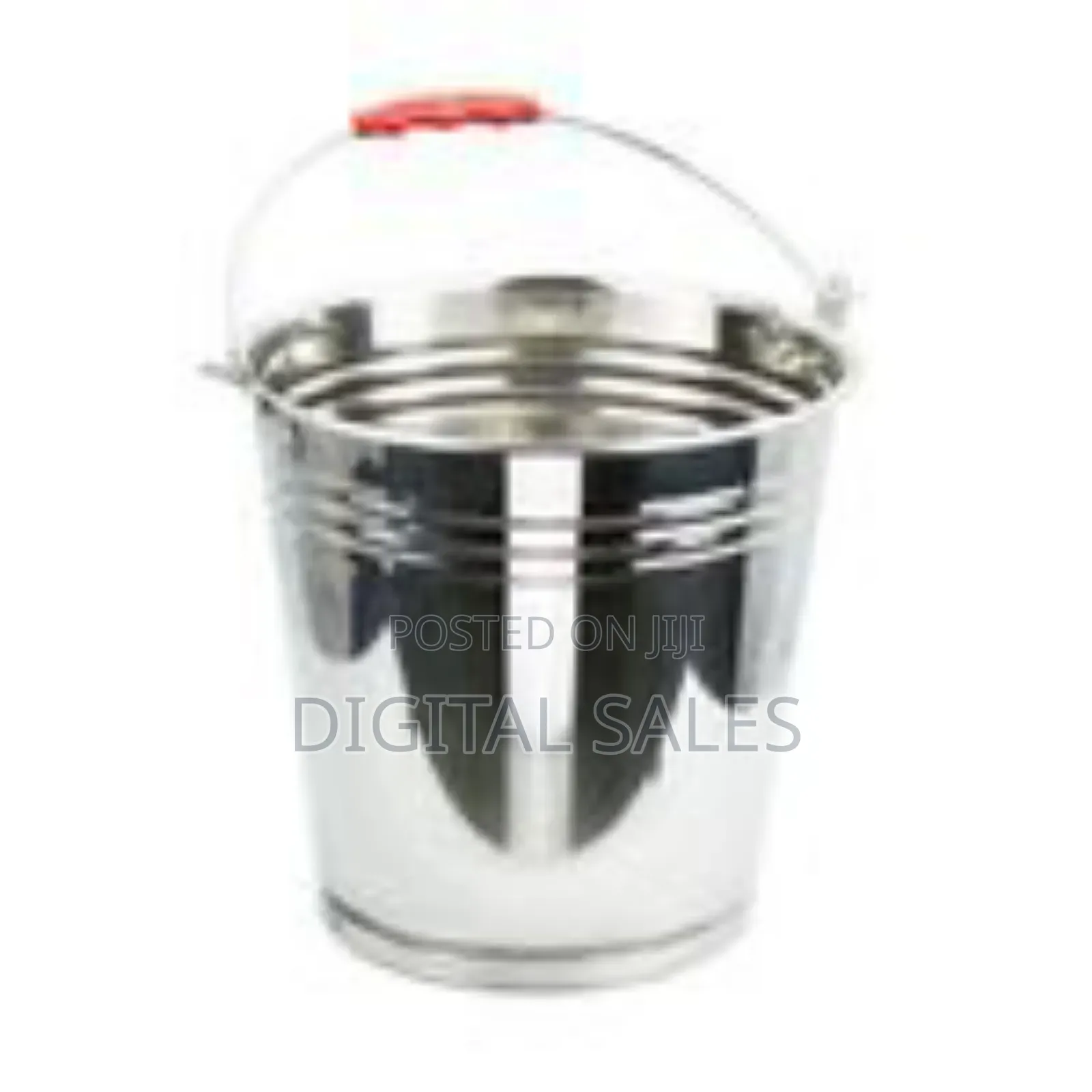 10l Stainless Steel Water Milk Bucket Dairy Pail, Silver