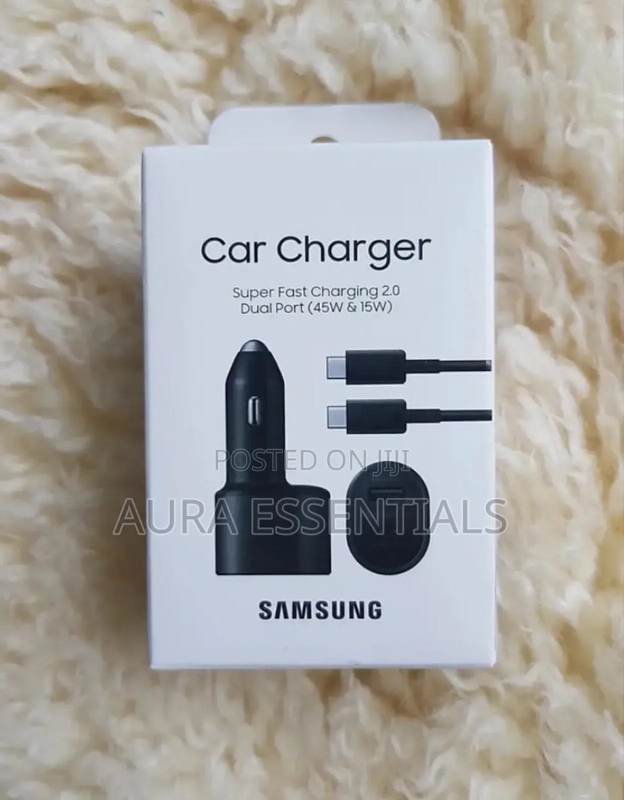 Super Fast Charging 2.0 Dual Ports(45w& 15w) Car Charger