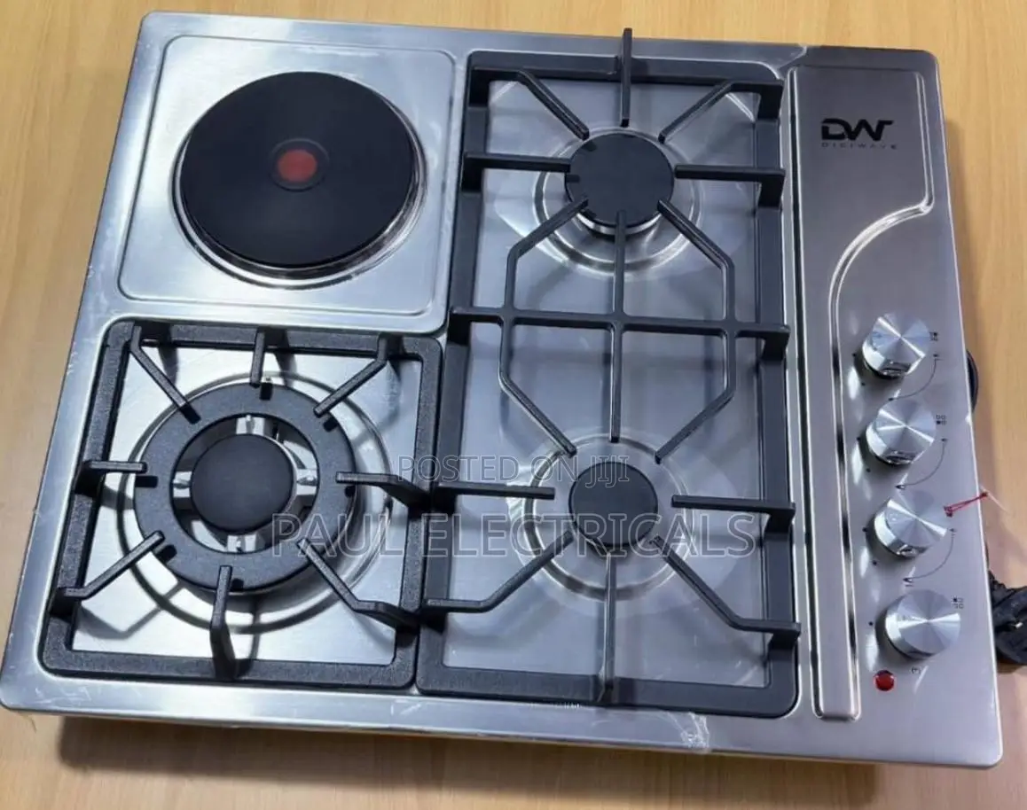 Gas Hob 3+1 Dw Cooker