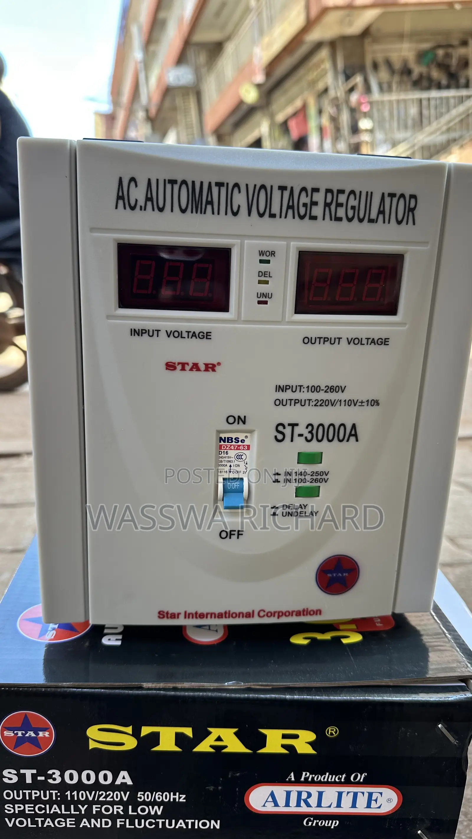 Power Regulator /Stabilizer 3000 Watts