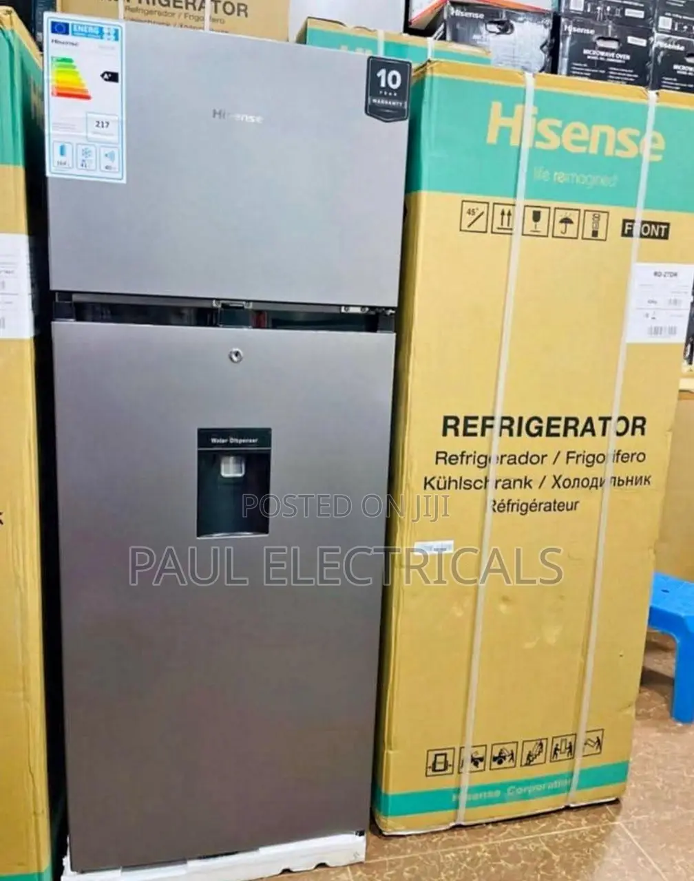 270 Liters Hisense Fridge With Water Dispenser