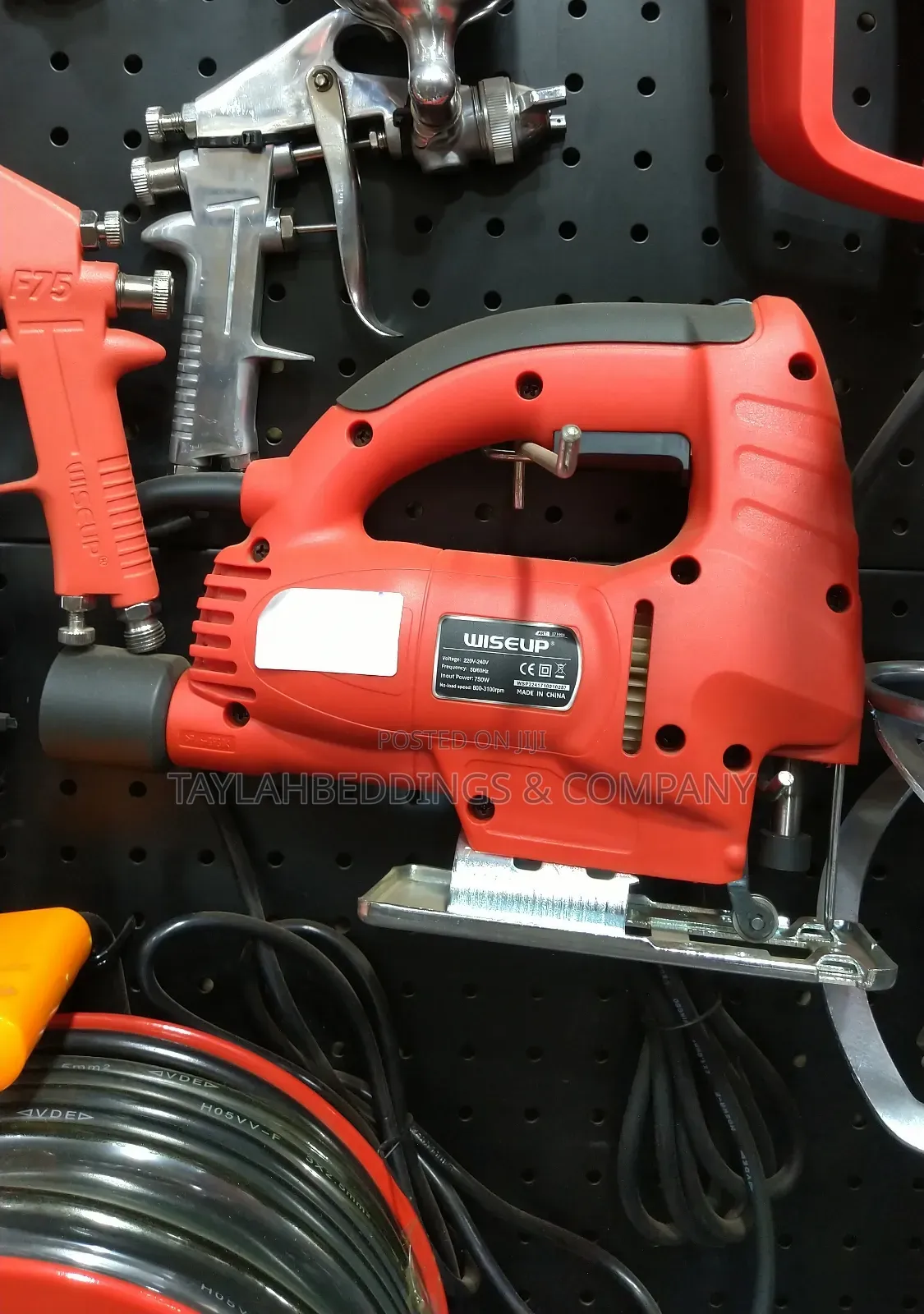 Wiseup 750w Electric Jigsaw With Assorted Wood Metal Cutting Blades