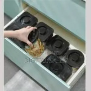 5 Piece Simple Vacuum Storage Tank Cereals Storage Box,Airtight Food