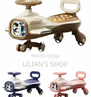 Kids Astronaut-Themed Swing Car