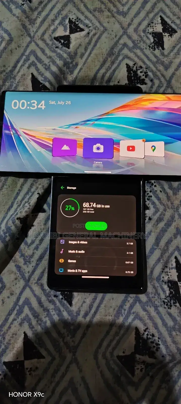 LG Wing 5G 256 GB Gray