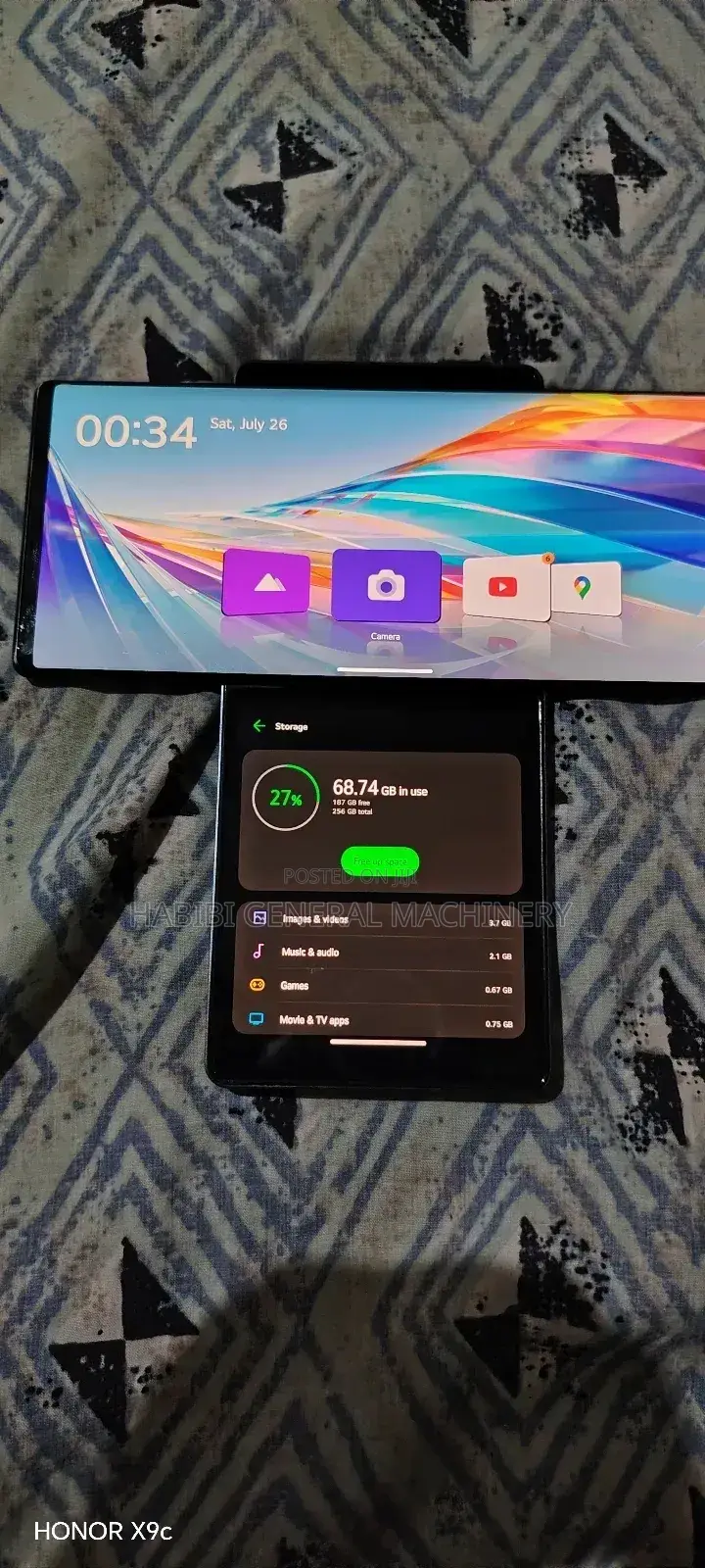 LG Wing 5G 256 GB Gray
