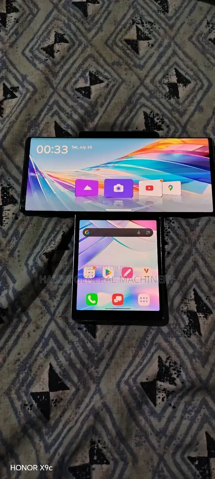 LG Wing 5G 256 GB Gray