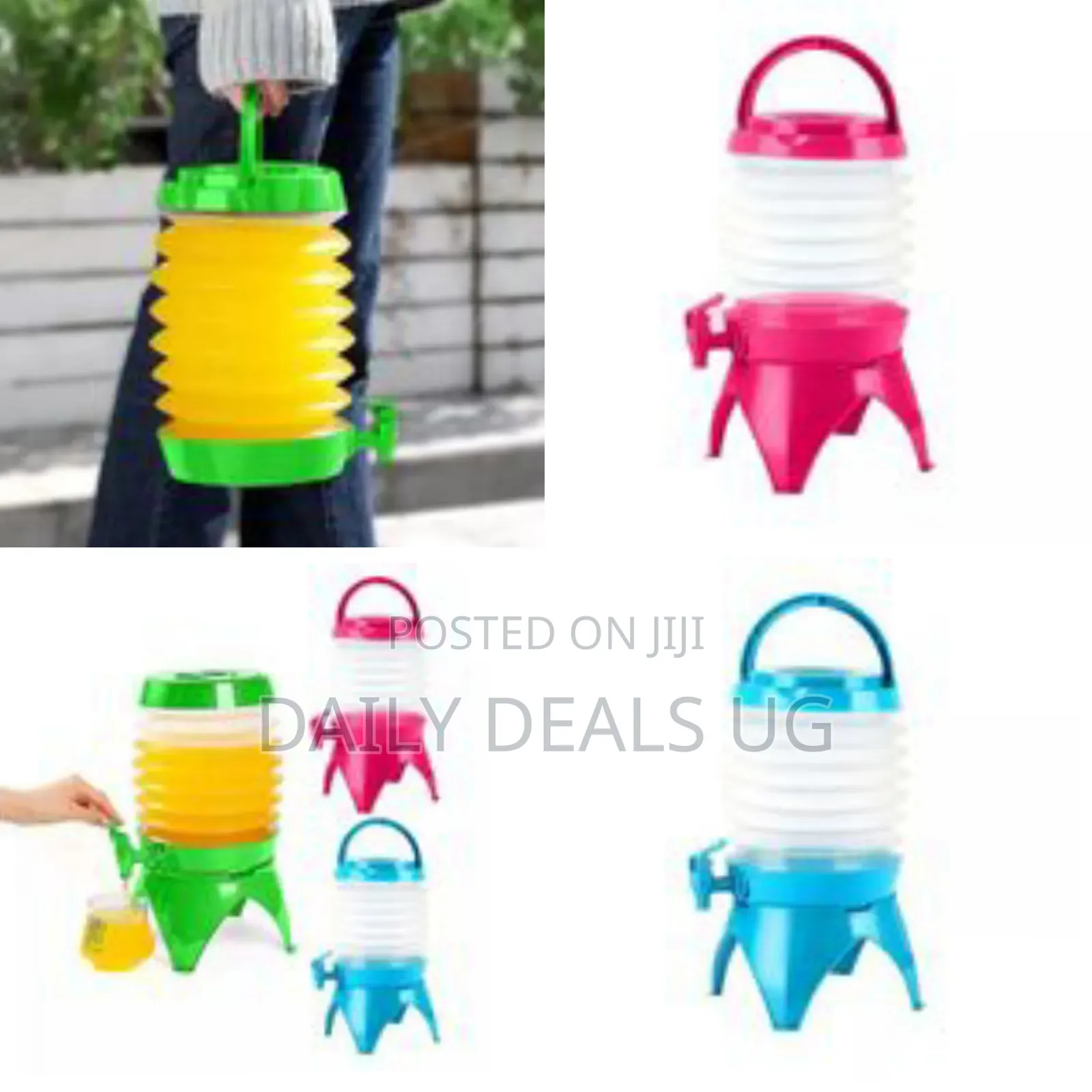 9l Collapsible Juice Beverage Dispenser Tub Water Container With Tap