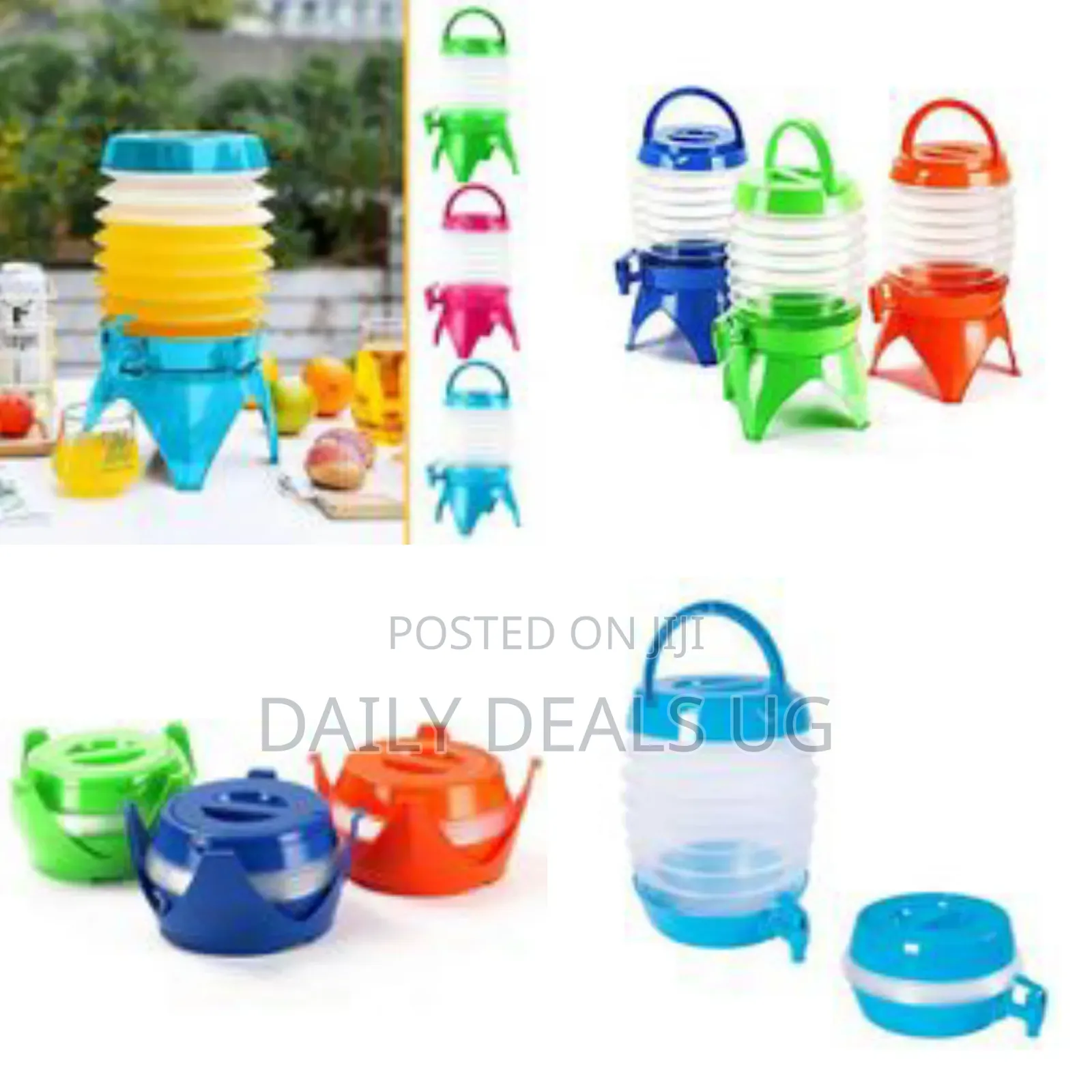 9l Collapsible Juice Beverage Dispenser Tub Water Container With Tap