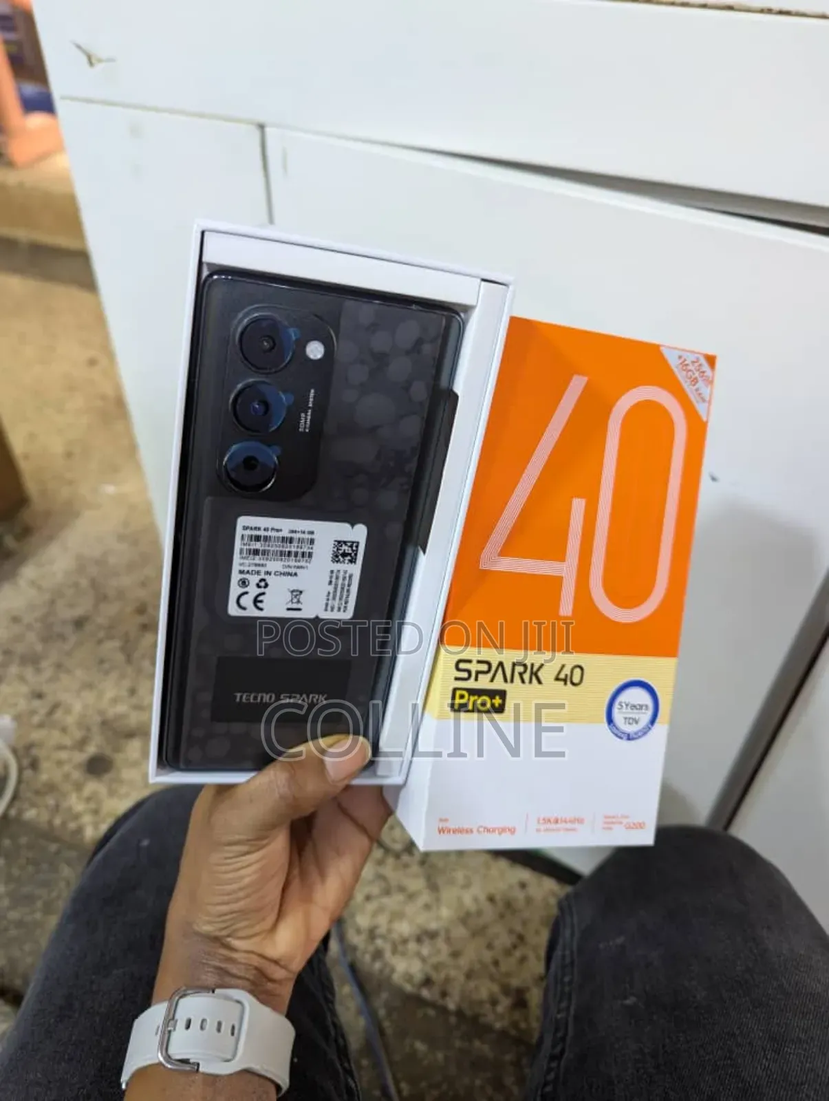 New Tecno Spark 40 Pro+ 256 GB Black