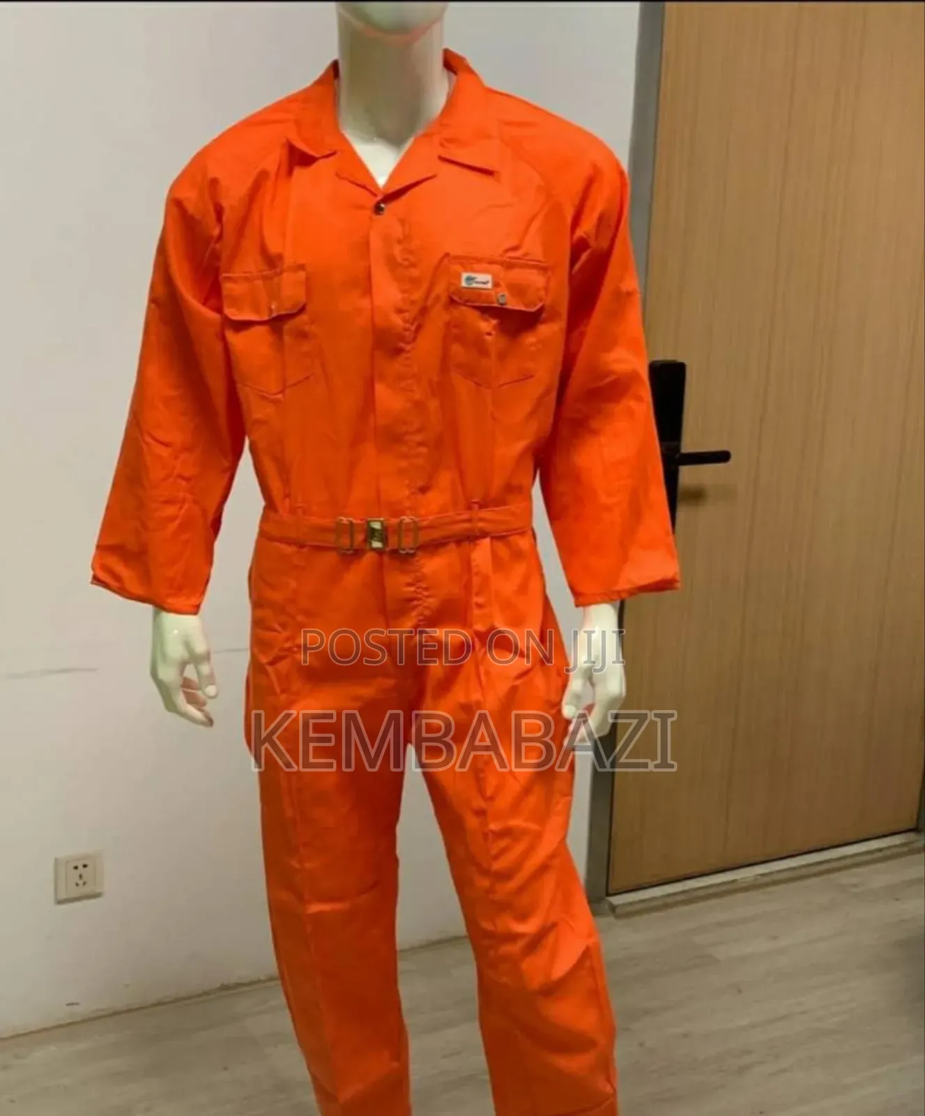 Work Coverall, A Boilersuit Or Jumpsuit