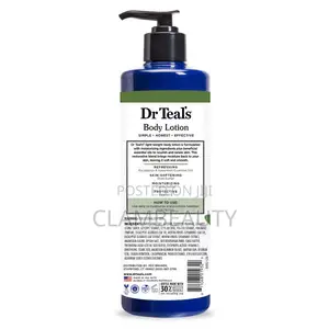 Dr Teal's Body Lotion With Eucalyptus Spearmint Essential Oils