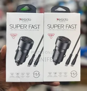Yesido Super Fast Car Charger 60w