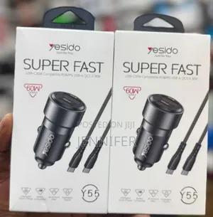 Yesido Super Fast Car Charger 60w