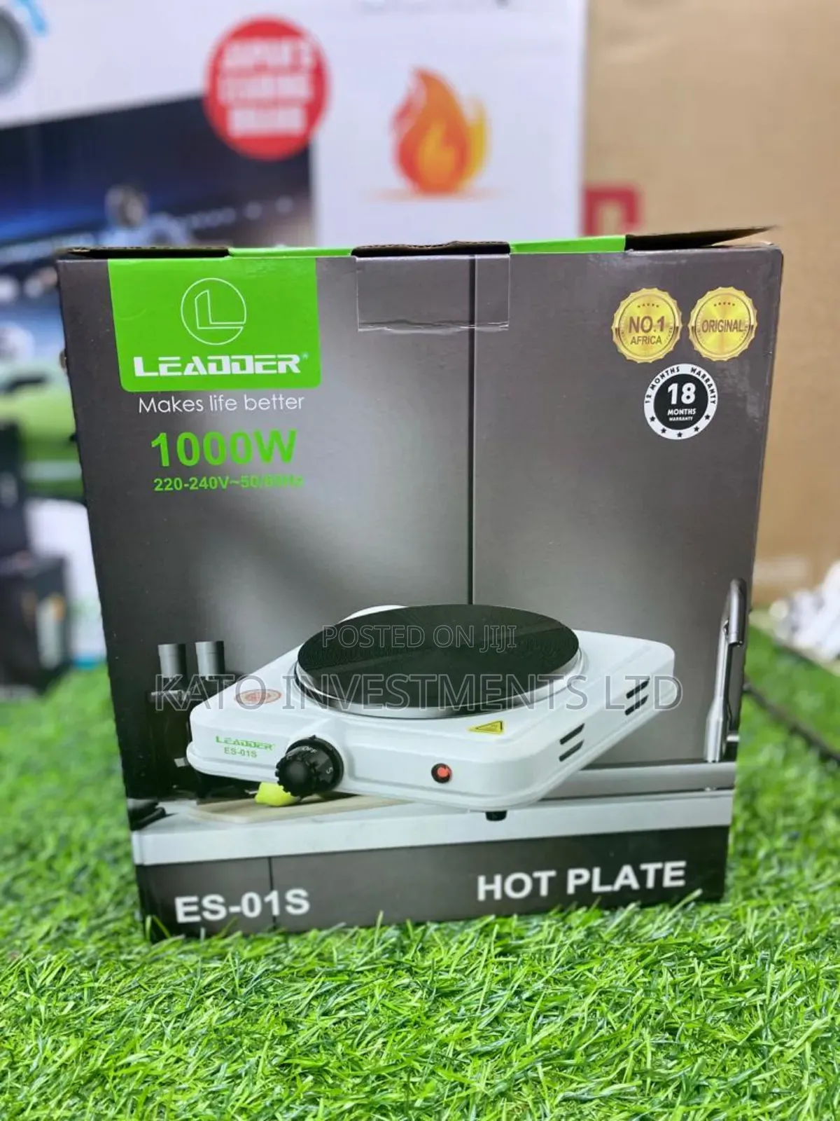Leader Single Solid Hotplate Stove