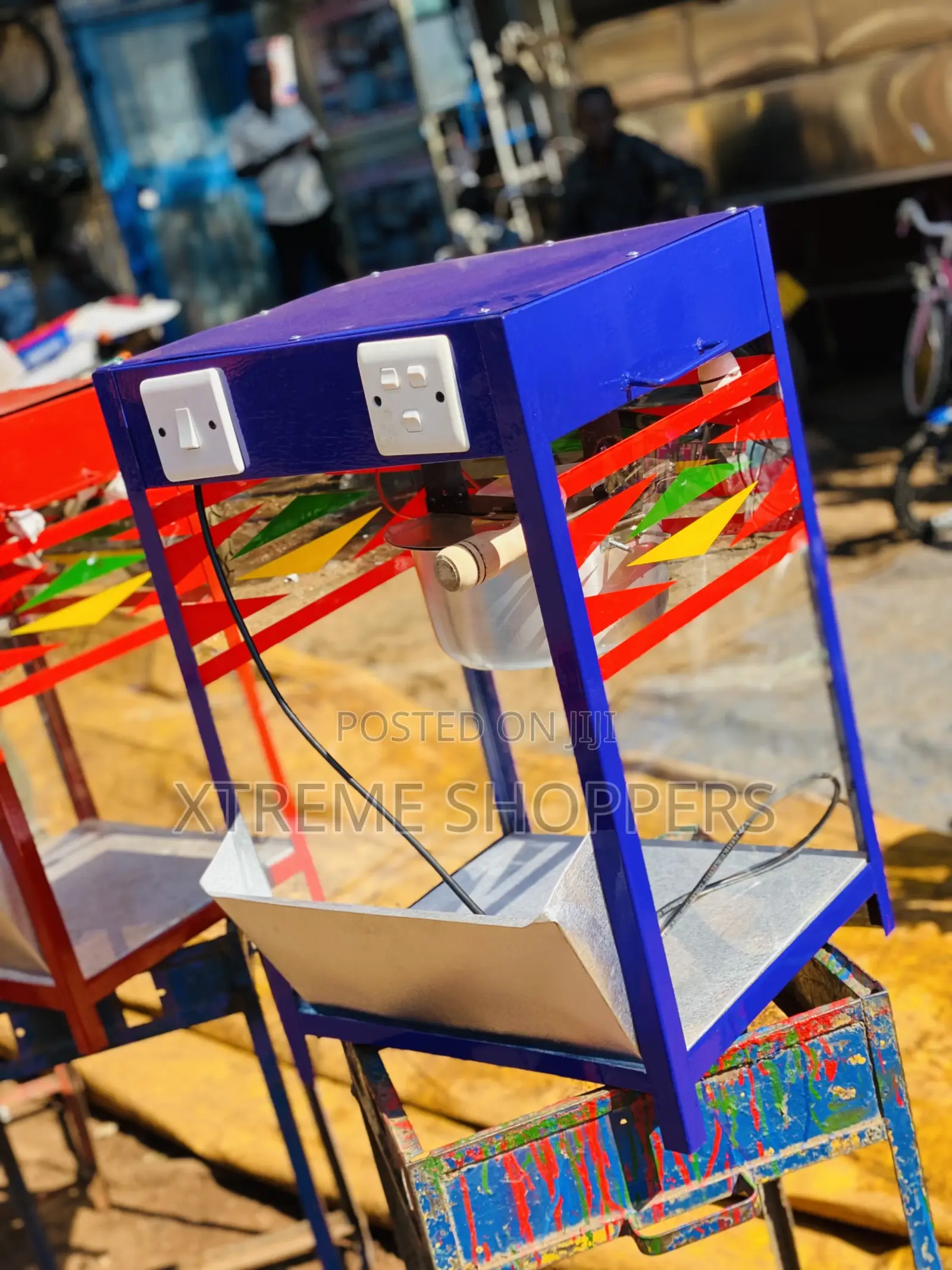 High Quality Productivity/Popcorn Machine /Electric Machine / Blue