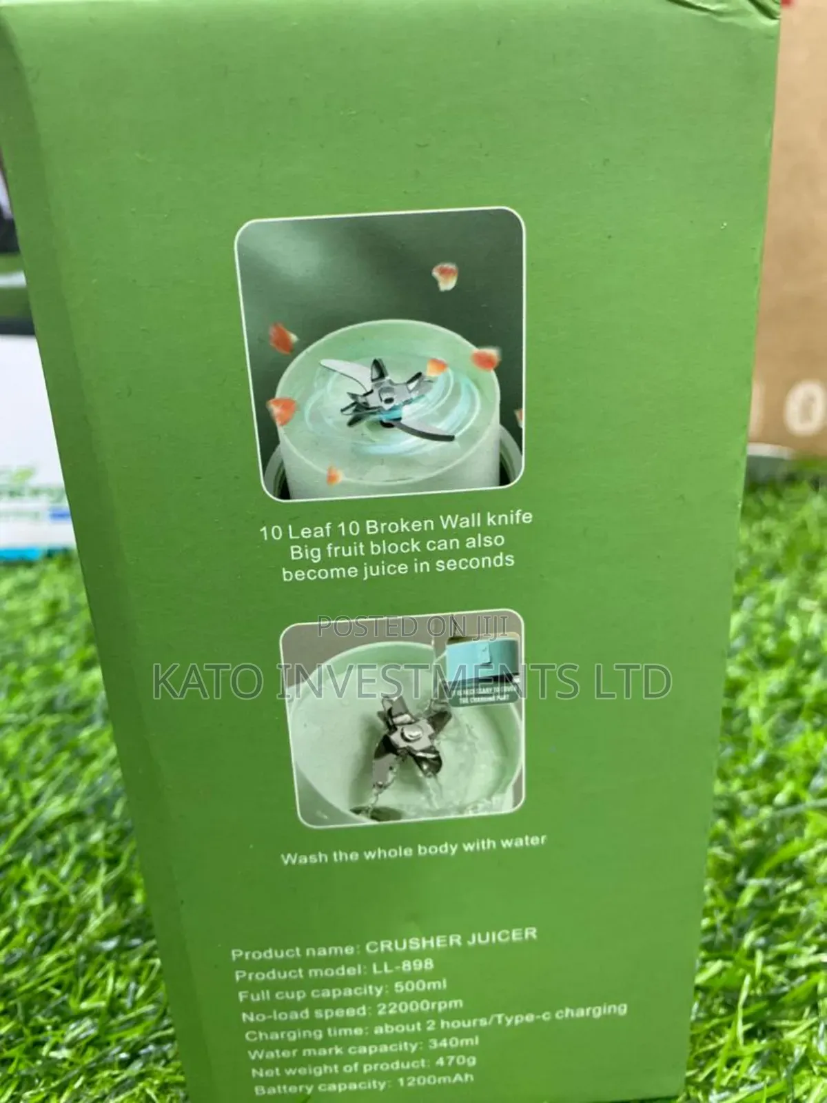 Cup-like Rechargeable Juice Blender