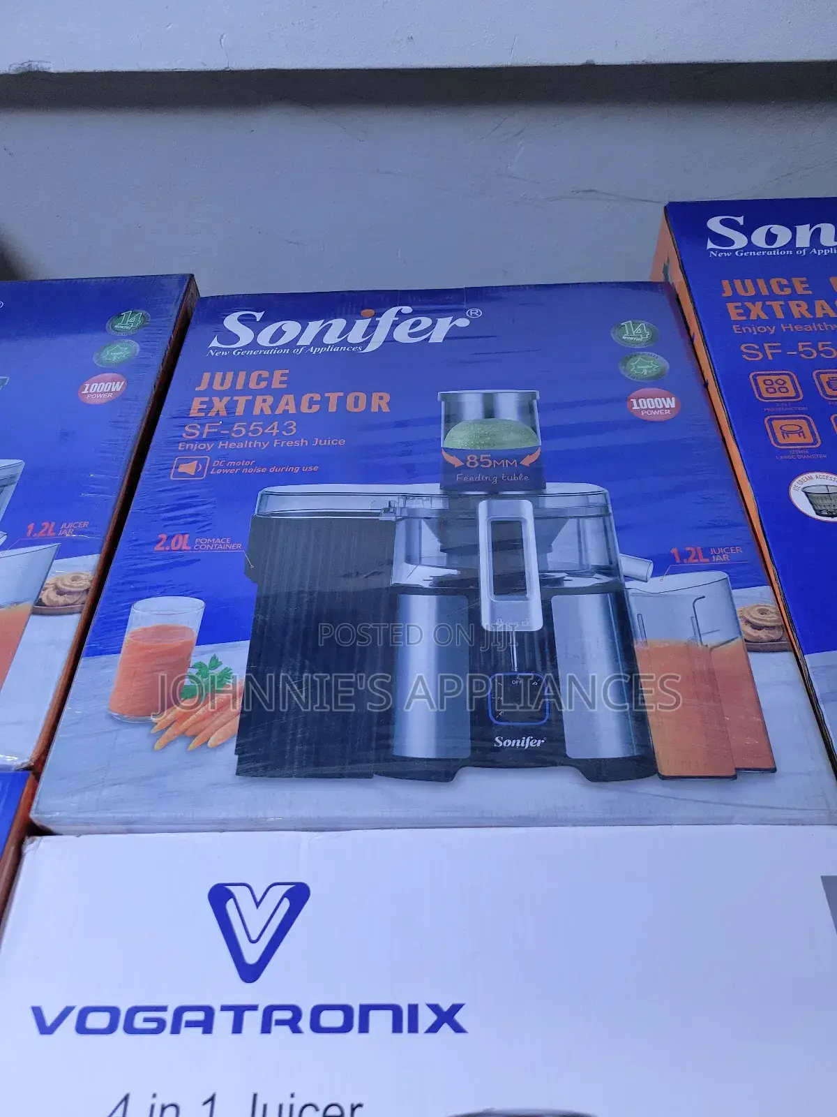 Sonifer Juice Extractor With 85mm Feeding Tuble