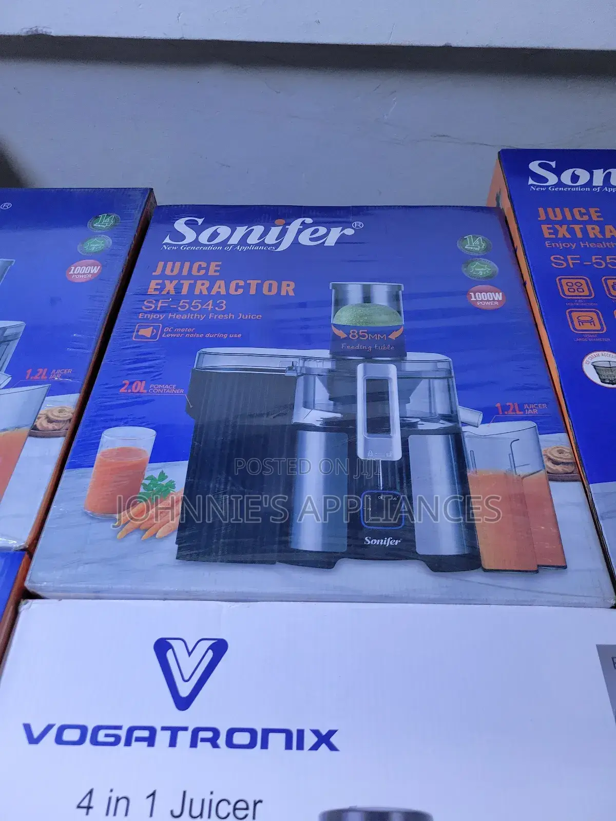 Sonifer Juice Extractor With 85mm Feeding Tuble