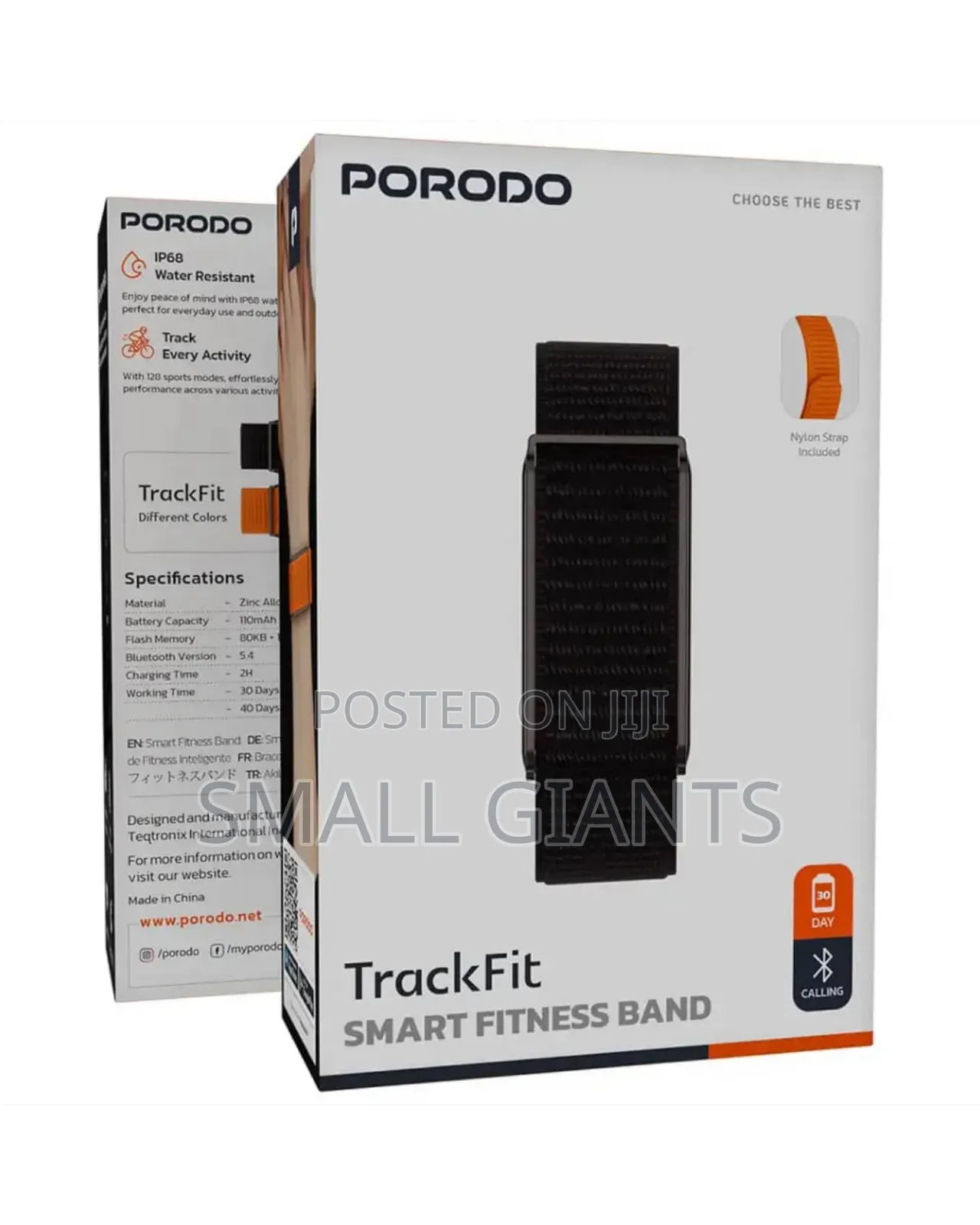 Porodo Trackfit Smart Fitness Band