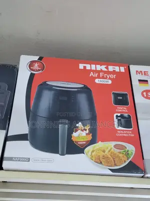 Nikai 9l Low Oil Airfryer Multifunctional Temperature Control