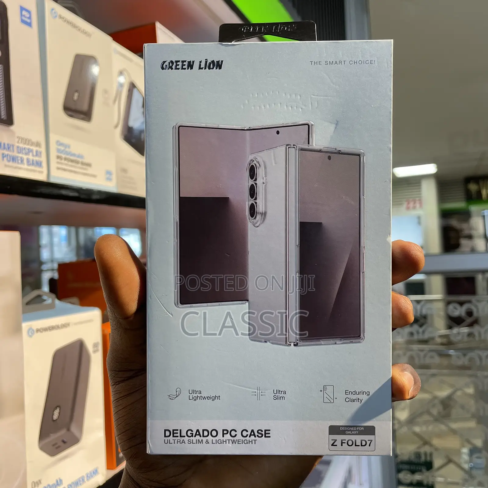 Green Lion Delgado Pc Case for Samsung Galaxy Z Fold 7